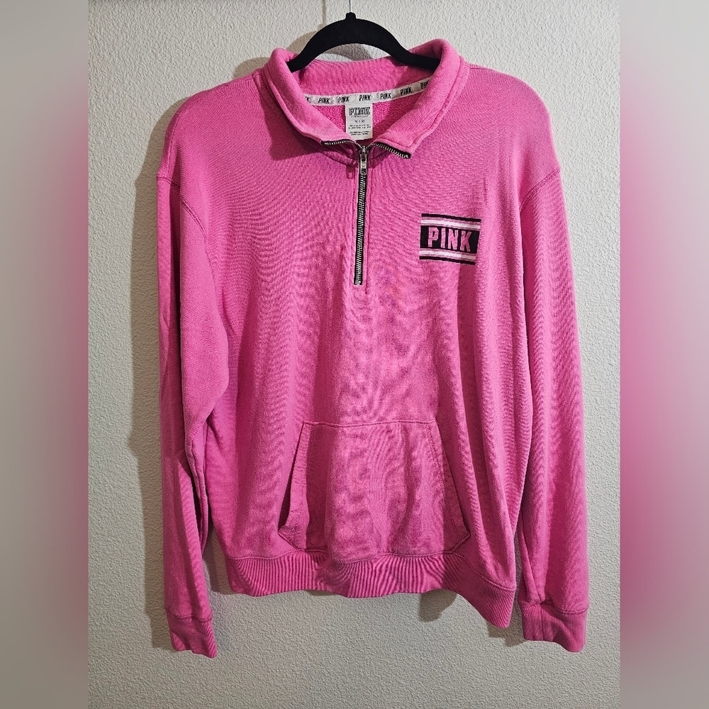Victoria Secret PINK Half-Zip Sweater